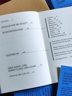 Auszug vom Inhaltsverzeichnis des Buchs